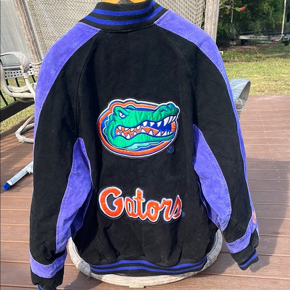 Black and Purple Bomber Jacket - Picture 1 of 5